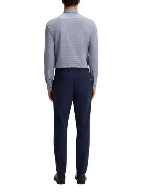 Camicia con microfantasia slim fit Hugo Boss | 50550734404